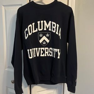Navy Columbia Champion Crewneck